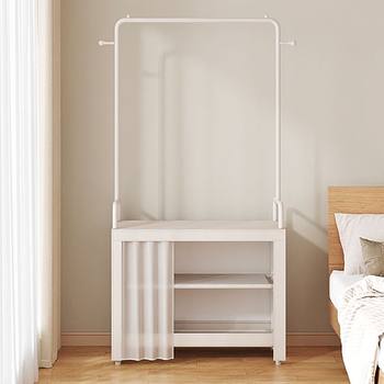 Coat Rack, Clothes Drying Rack, Floor-Standing Bedroom Clothes Rack, Dormitory Rental Bedside Storage Cabinet, Clothes Storage Rack Factory