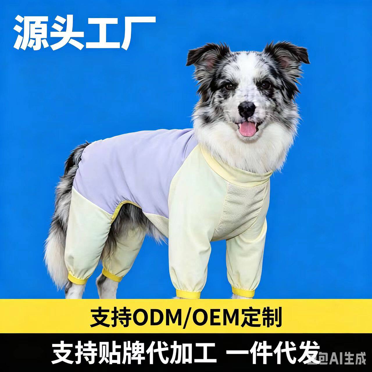 เสื้อผ้าระบายความร้อนสำหรับสุนัขในฤดูร้อน ป้องกันแสงแดด ป้องกันแมลง ลดการหลุดร่วงของขน เสื้อผ้าสี่ขาสำหรับสุนัขขนาดกลางและใหญ่ เสื้อผ้าสัตว์เลี้ยงเนื้อผ้าไหมเย็น ให้ความรู้สึกเย็นสบาย