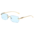Gold Frame blue piece