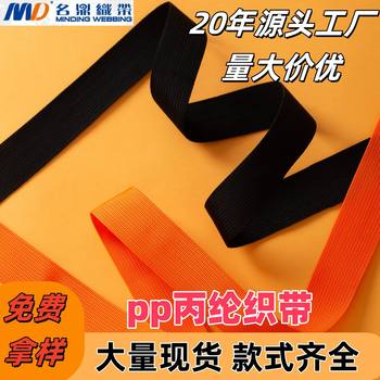 In-Stock Quick-Release Black Pp Thickened Backpack with Bag Accessories, Handle Strap, American Pattern, Bead Pattern, Plain Weave Polypropylene Webbing