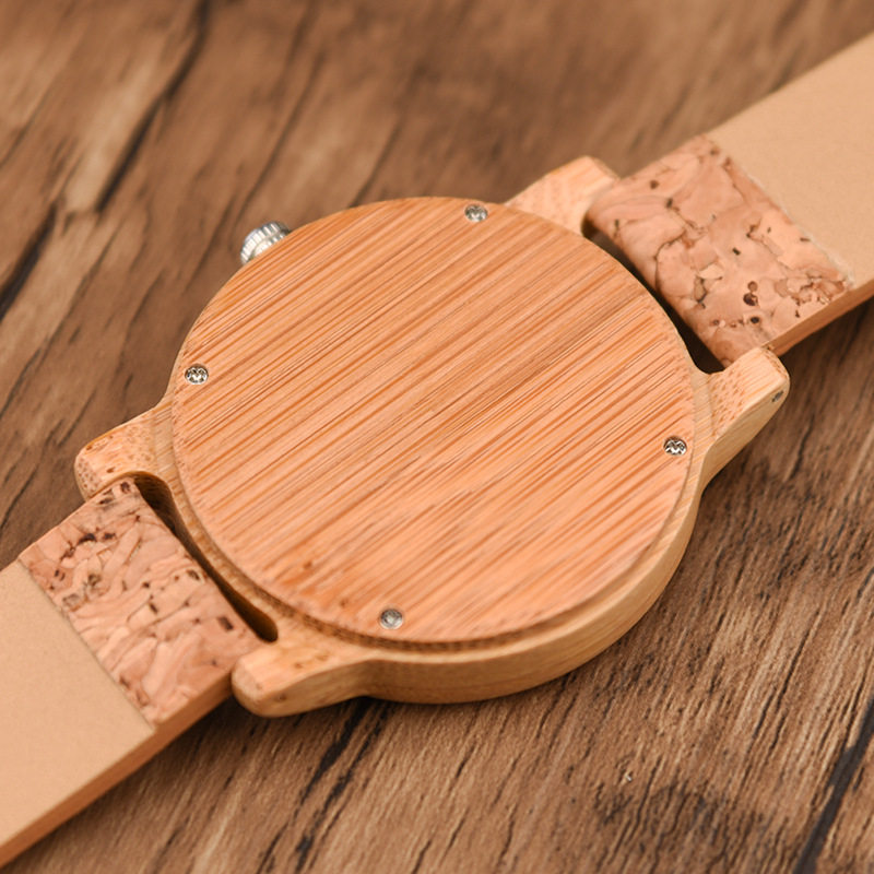Factory direct cross-border e-commerce Amazon wooden watch men's quartz wood strap customization
