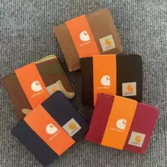 Carhartt Trendy Foldable Card Holder Coin and Id Holder Lightweight Portable Fashion Brand 80% off Wallet for Students
