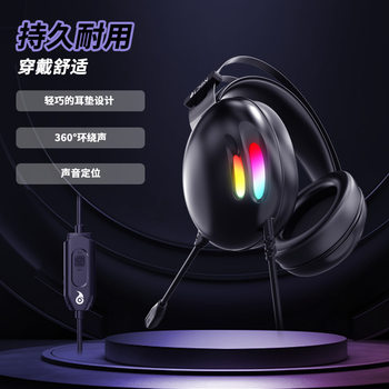 Ldon X2 Headset for Gaming Desktop Computer Headset for Pubg Delta Action Fps