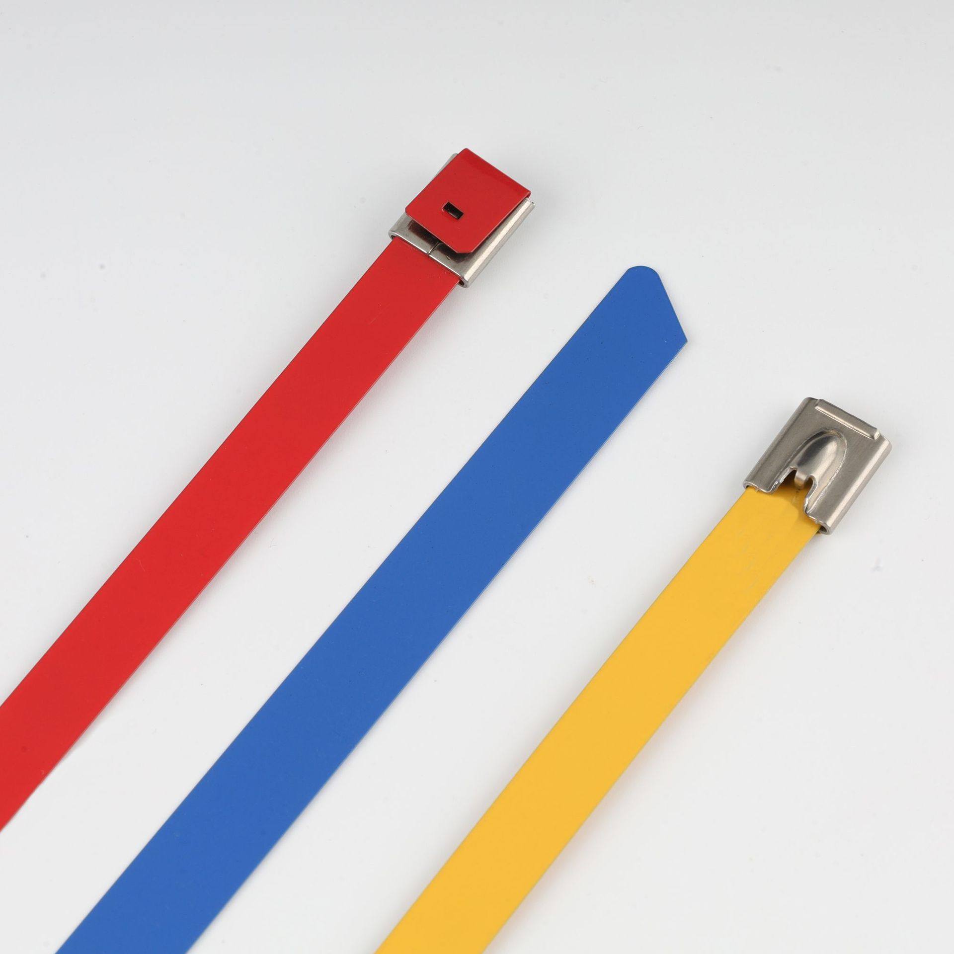 304 stainless steel self-locking cable tie manufacturers wholesale color self-locking cable tie stainless steel cable tie full spray plastic cable tie