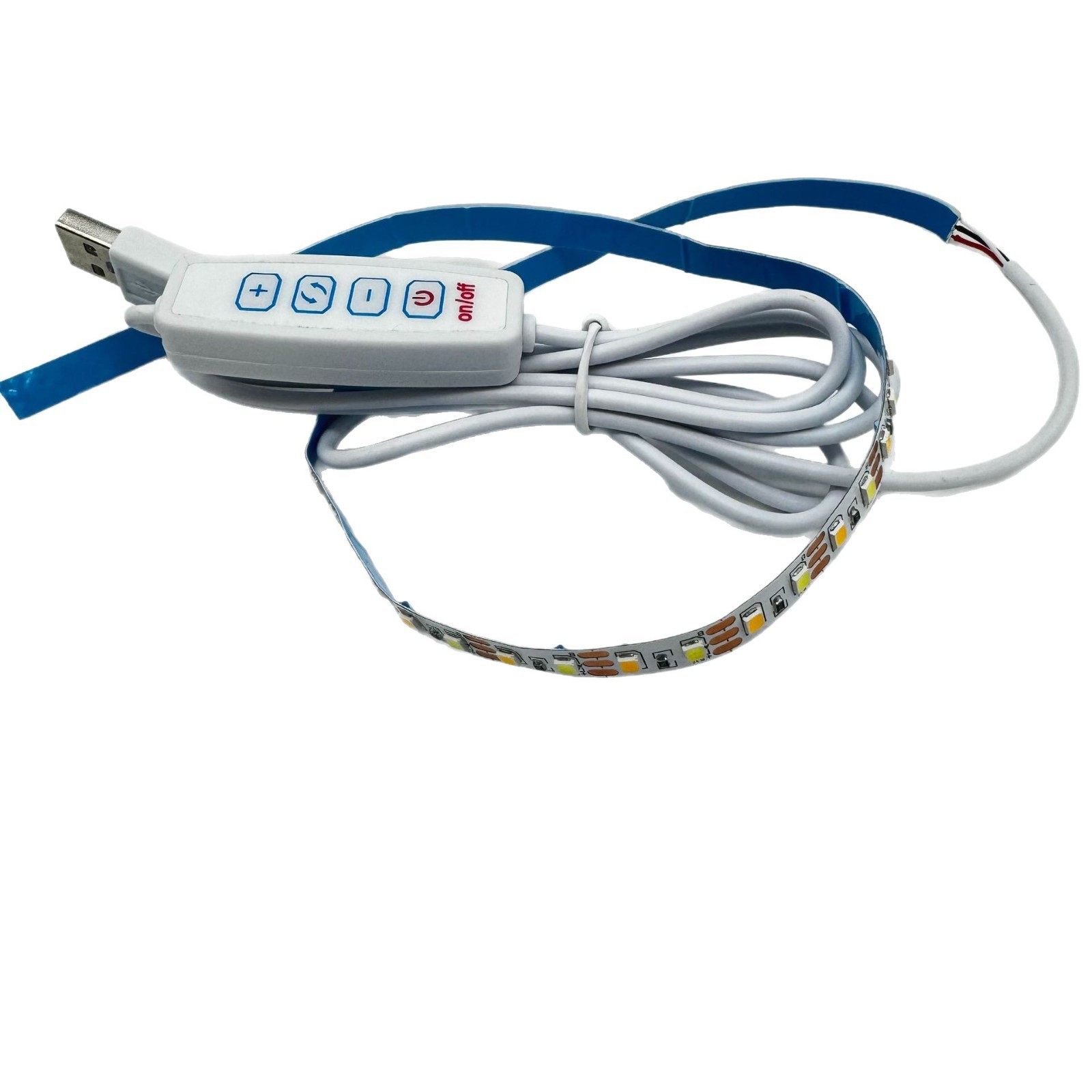 5v three-color variable light with 120 beads picture frame light with USB switch two-color cosmetic mirror gift box led