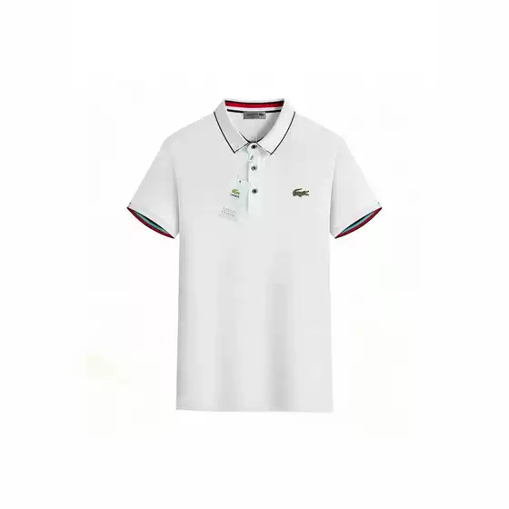 Men's Short-Sleeved Collared T-Shirt, New Summer Polo Shirt with High-Quality Embroidered Logo, in Stock with Tags