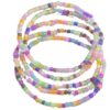 Cross-border Luminous Bracelet, Rice Beads, Colorfulful Beads, Simple and Fashionable European and American Women's 3-li Rice Bead Anklet, Hot-selling Luminous Anklet