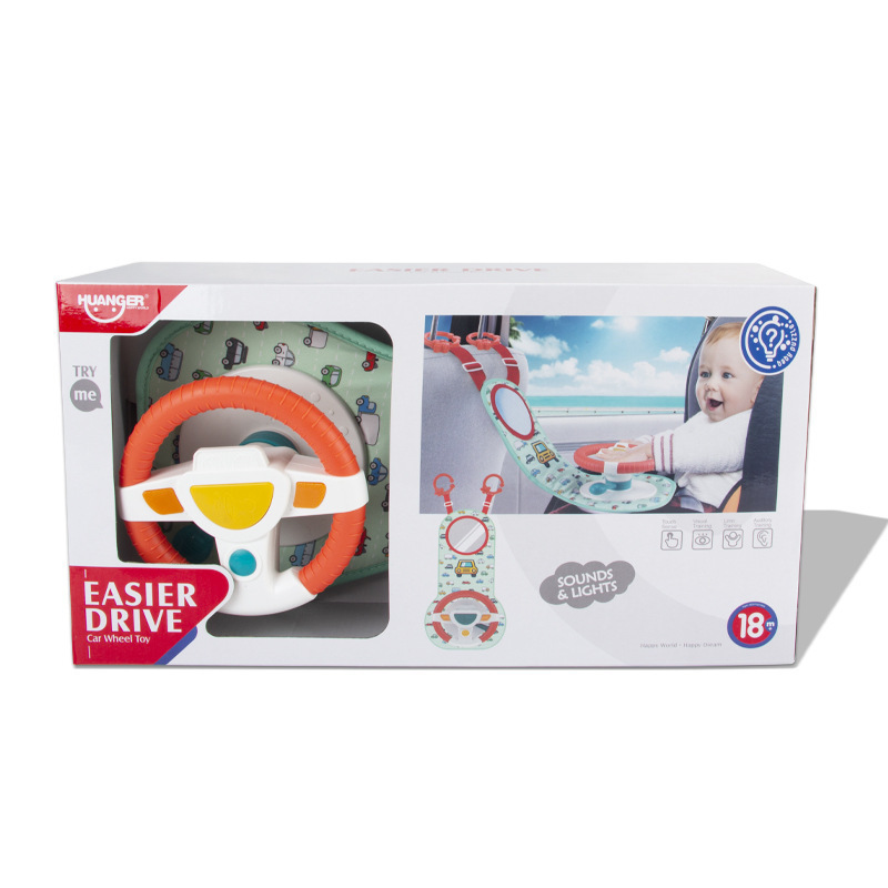 Shake Sound With Model Car Car Steering wheel Simulation Driving Game Security Seat Toy Child Early Learning Enlighten Benefit  抖音同款汽车车载方向盘仿真开车游戏安全座椅玩具儿童早教启蒙益 Shake Sound With Model Car Car Steering wheel Simulation Driving Game Security Seat Toy Child Early Learning Enlighten Benefit 