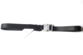 Black silver buckle narrow style b017