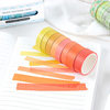 15 Types of Handbook Basic Boxed Washi Tape Ins Salt Rainbow Retro Color Grids Tape DIY Handwritten Tape