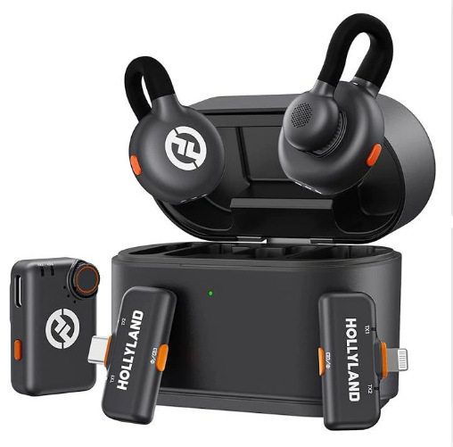 Hollyland Lark M2S Wireless Microphone for Camera Photography Vlog Interview