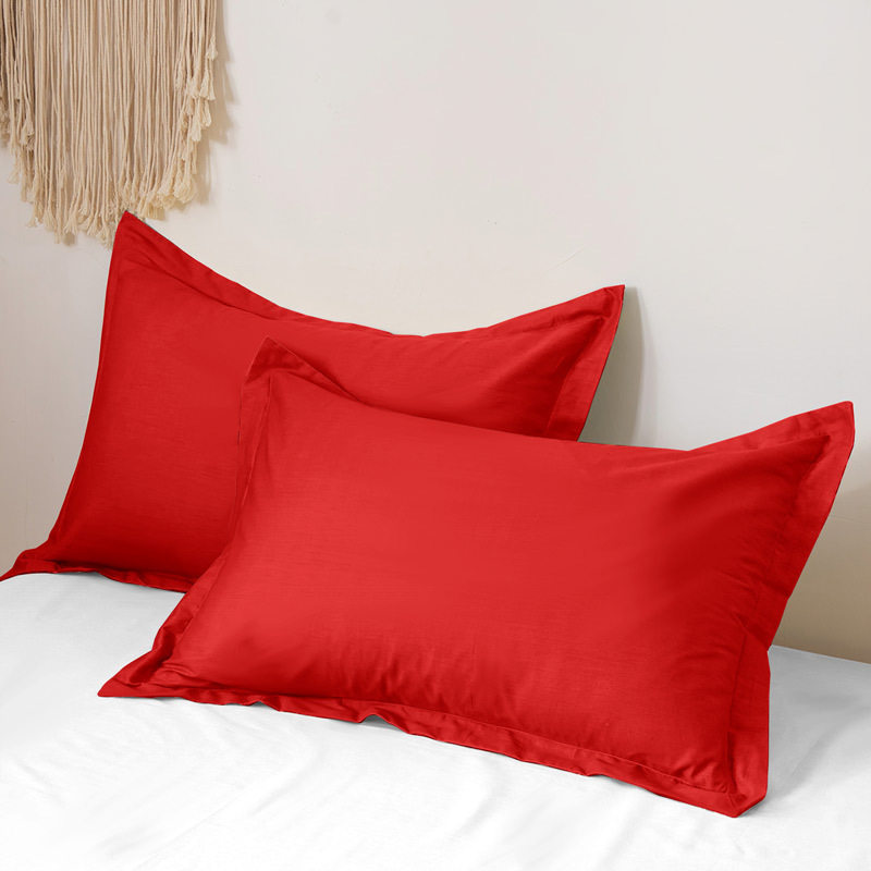 Solid Color Envelope Pillowcase Single Student Dormitory Sanding Comfortable Breathable Cross-border Pillowcase Pillowcase Hotel