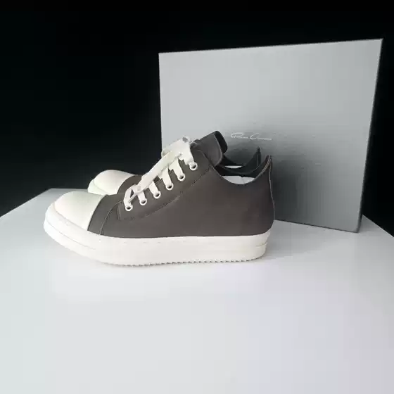 Ro Thick-Soled Height-Increasing Suede Sneakers 2025 Summer New Flat Low-Top Leather Shoes Couple Style Trendy Shoes Trendy Brand