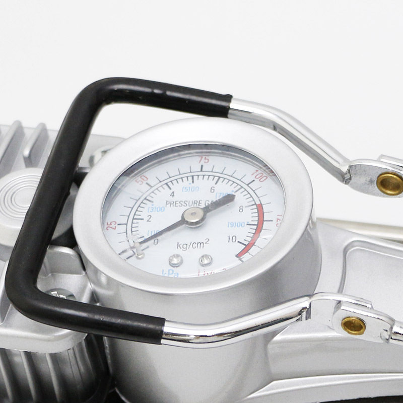 Manufacturers supply car air pump 220V GB plug double cylinder air pump tire metal air pump