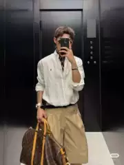 American-Style Old Money Foreign Trade Rl Linen Cotton High-Quality Pony Embroidery Long-Sleeve Casual Shirt Classic Scannable Men's Model