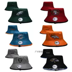 Eagles Football Hat Chiefs Embroidered Fisherman's Hat Vikings Sun Shade Saints Hat