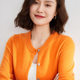 2025 Spring and Autumn New Korean Style Cardigan Solid Color Round Neck Single Breasted Knitted Sweater Camel Bottoming Shirt Women's Jacket
