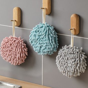 Household Cleaning Chenille Wipe Handball Creative Kitchen Supplies Hanging Multifunctional Hand Towel Absorbent Quick-drying