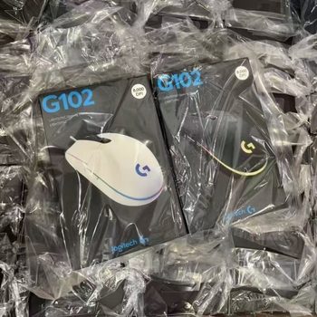 Brand New Unopened Second-Generation G102 Wired Breathing Light Office Gaming Mouse for Foreign Trade Computer Electronics E-Sports with Lighting