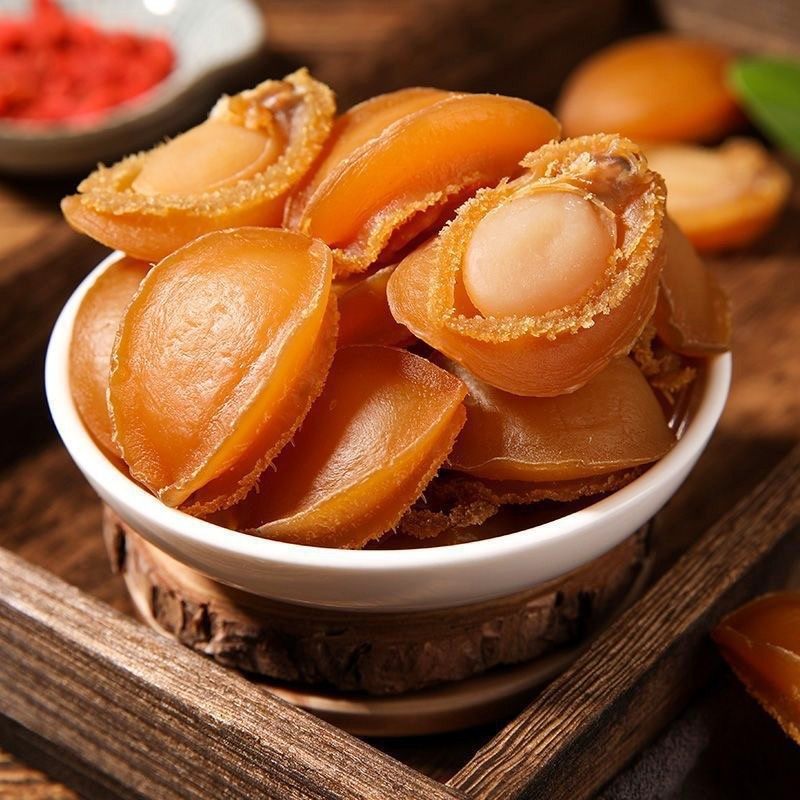 Abalone Dried Abalone Non-Ready-To-Eat Golden Abalone Seafood Dry Goods Hotel Ingredients Factory Wholesale Raw Materials Seafood Dry Goods