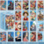 R-образная лазерная маленькая карточка типа One Piece 55 листов/коробка