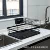Kitchen Drain Rack Storage Rack Household Tableware, Cutlery, Water Cup, Plate Storage Rack, Water Guide Double-Layer Dish Rack