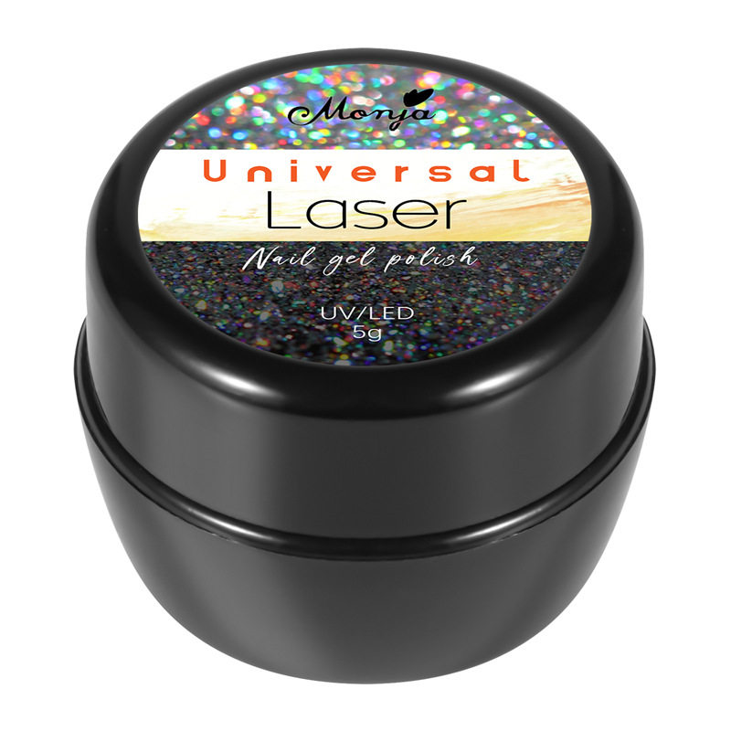 Flash Laser Kaleidoscope Nail Glue Gradient Laser Colorful Broken Diamond Glue UV Glue Broken Diamond Flash Nail Glue Wholesale