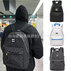 New Schoolbag Flying 23 Checkerboard Old Flower Travel Men and Women Outdoor Students Leisure Computer Backpack AJ Backpack
