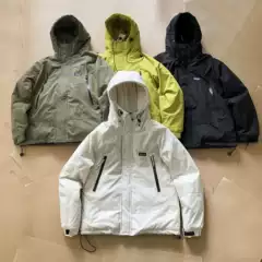 Pata Bata Mountain Range Outdoor Mountaineering Waterproof and Windproof Couple's Work Clothes Cotton Jacket Functional Warm Cotton Jacket Cotton Coat