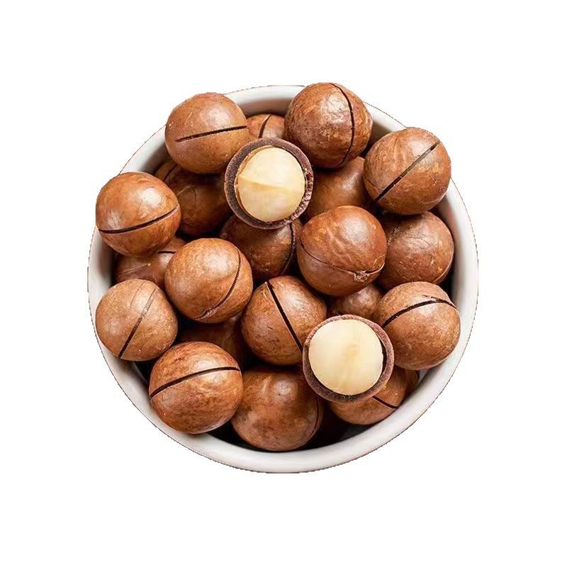 Hawaiian Macadamia Nuts Large Size 500g Creamy Flavor Nuts Office Snack Milky Thin Skin Open-Shell Macadamia Nuts