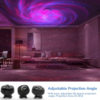 USB Music Bluetooth Led Northern Lights Galaxy Starry Sky Lamp Projector Lamp Water Pattern Laser Atmosphere Night Light