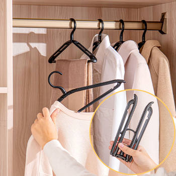 Multifunctional Magic Travel Folding Clothes Drying Rack Portable Retractable Travel Business Trip Home Clothes Hanging Small Support for Drying