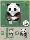 Игрушка Panda gift tiny particle assembly building blocks, совместимая с трехмерной головоломкой Lego, подарочные строительные блоки на тему панды mini 7