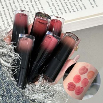 HERORANGE ~ Qin micro-touch lip moisturizing lip glaze multi-use liquid makeup color low saturation pure want to moisturize lip gloss women