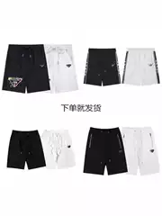 New Trendy Brand Flocking PRA All-over Printed DA Velcro PRA Five-point Pants Beach Pants Men and Women Shorts