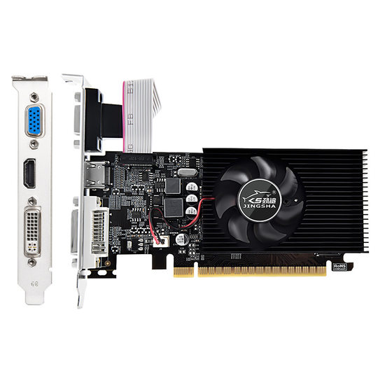 劲鲨GT730 4G独立显卡GDDR3亮机卡半高卡小机箱