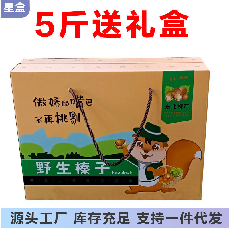 New Wild Large Hazelnuts Hand-Sorted Northeast Specialty Nut Snacks Tieling Water-Drained Roasted Raw Hazelnuts