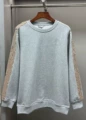 Gray crew neck