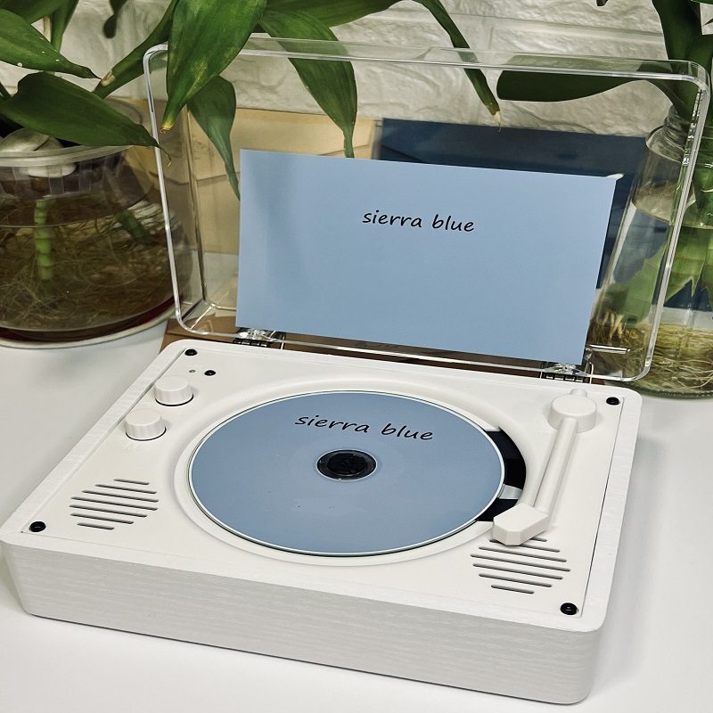 Time and Years Retro CD Player Mobile Phone Bluetooth Audio CD Disc Vinyl Album Birthday Gift Cross Border