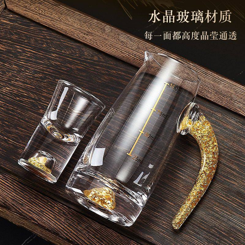 Creative Liquor Glass Wine Dispencer Wine Utensils suit Entry Luxury Crystal Glass Small Wine Glass Household Personalized Wine Glass Rack