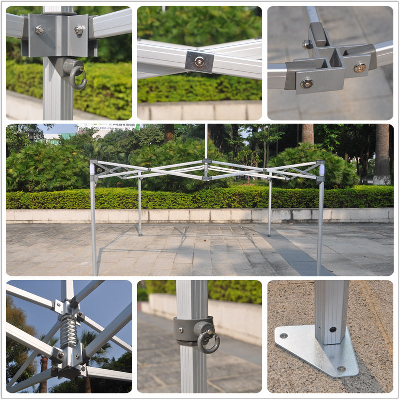 跨境外贸户外活动广告帐篷3x3米批发四角折叠遮阳棚雨棚印刷定制