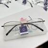 Precision Crafted Business Full Frame Half Frame Shenzhen Ip Electroplated Eyeglass Frame 18K Metal Non-Magnetic Titanium Prescription Eyeglass Frame Square Frame
