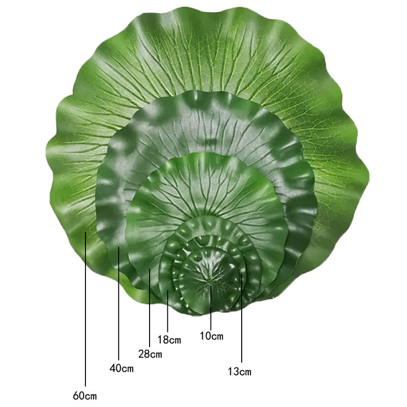 仿真荷花荷叶 睡莲假荷花舞蹈道具水池装饰莲花 EVA泡沫永生花