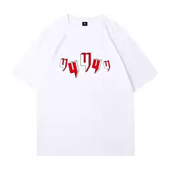 Summer Men's Fashion T-Shirt Top Luxury Brand Letter Print