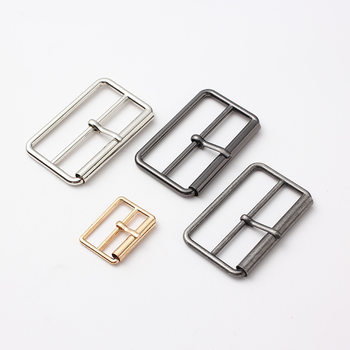 Wholesale Metal Button Tube Buckle Clothing Belt Button Decorative Buckle Three-Speed Buckle Japanese Buckle Tube Buckle