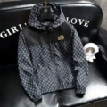 2210 black blue-spring and autumn jacket