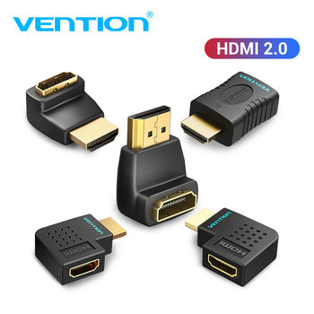 Wei Xun HDMI Adapter Right-Angle 90-Degree Male to Female Extension Cable Angled 4K HDMI High-Definition Cable 2.0