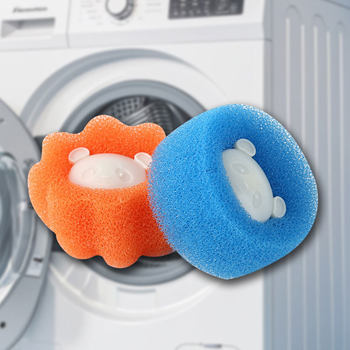 Sponge Laundry Ball Household Clothing Anti-Tangle Station Hair Ball Washing Machine Laundry Cleaning Ball Decontamination Cleaning Ball