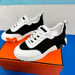 2025 New H Brand Summer Breathable Men's Shoes, Fashionable Versatile Women's Shoes, Casual Sports Genuine Leather Color-Blocking Export Shoes