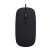 Spot simple business office mouse for Apple black and white neutral wired classic ultra-thin mouse factory wholesale